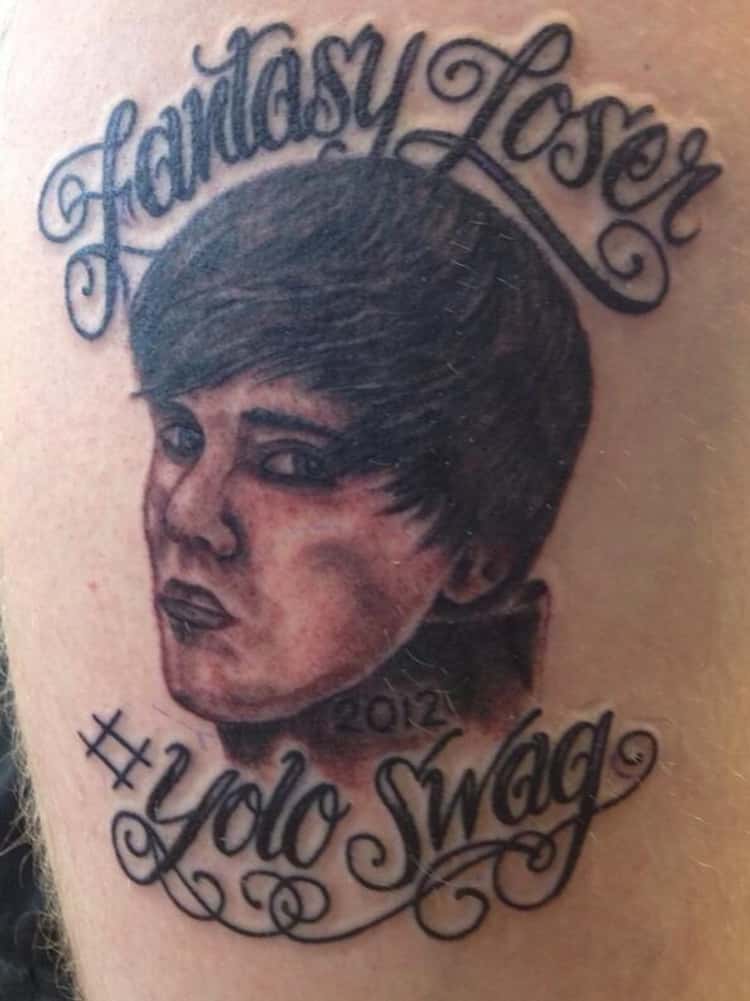 Hilarious "Lost A Bet" Tattoos That Will Never Go Away